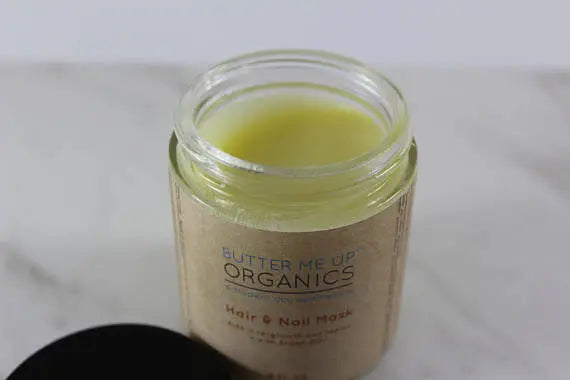 Hair &amp; Nail Mask for long hair growth and healthy White Smokey