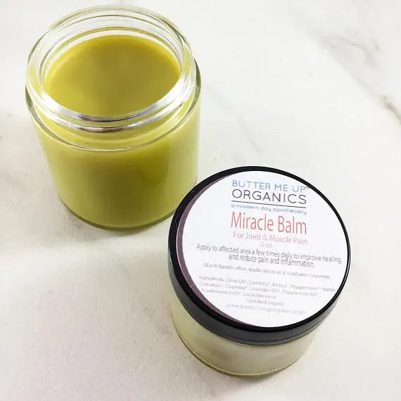 Organic Herbal pain balm for muscle and joint pain White Smokey