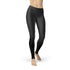 Womens Carbon Fiber Sports Leggings Maroon Sooty