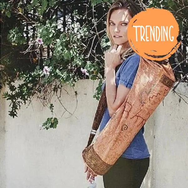 Yoga Bag - OMSutra  Hand Crafted Chic Bag Alabaster