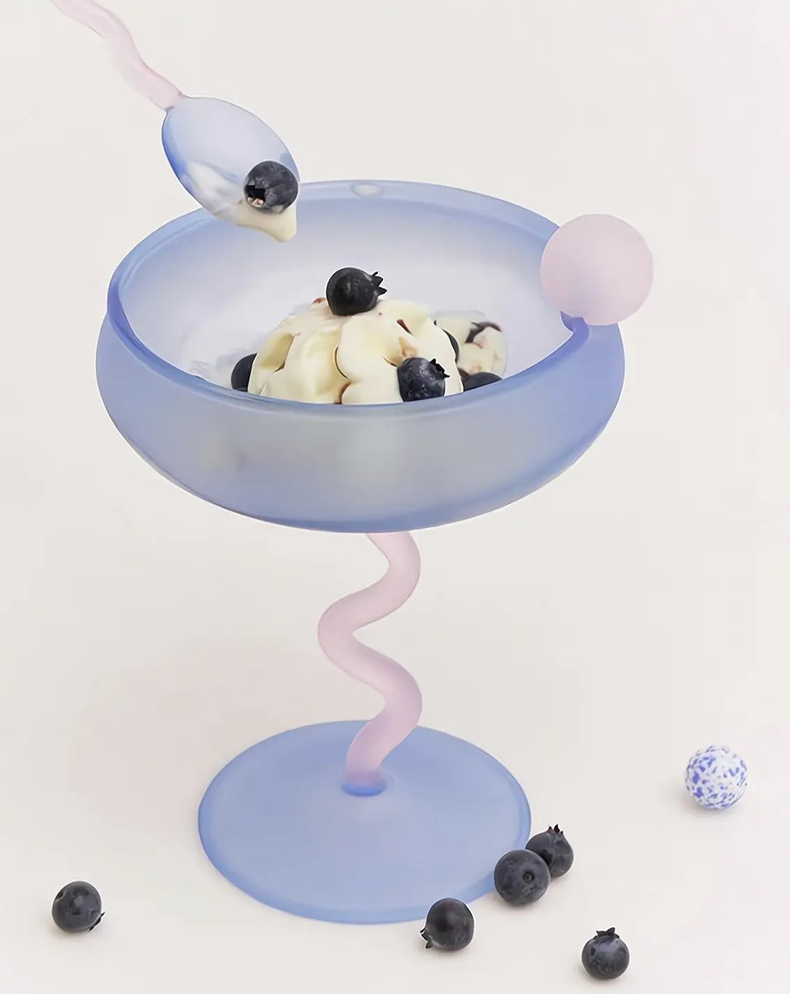 Jelly Bean Wine Glass - Whimsical Eclectic Dopamine Cocktail Coupe Inspecial Home