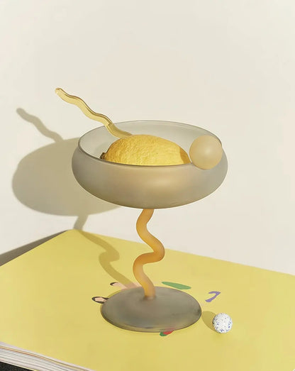 Jelly Bean Wine Glass - Whimsical Eclectic Dopamine Cocktail Coupe Inspecial Home
