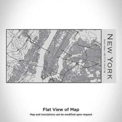 New York - New York Map Insulated Bottle Cyan Castor