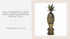 Tall Pineapple Lamp Finial Antique Brass Metal 2.5&quot;h by@Outfy