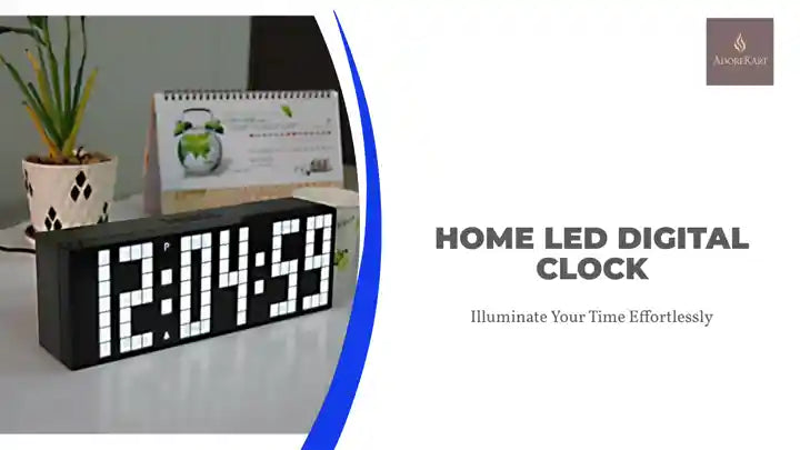 Home LED Digital Clock by@Outfy