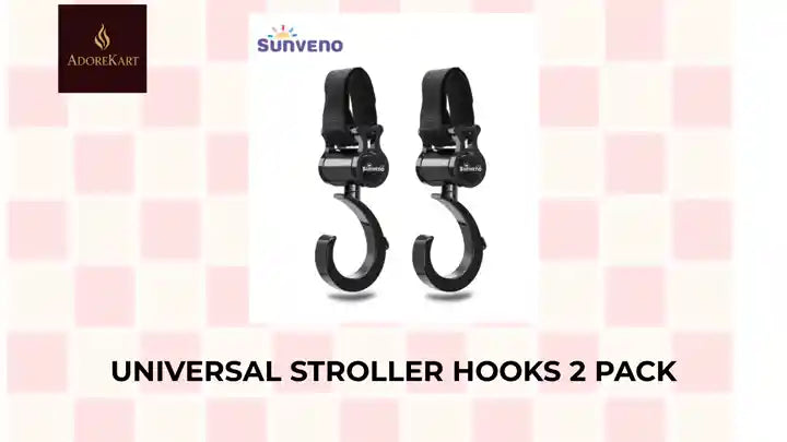 Universal Stroller Hooks 2 Pack by@Outfy