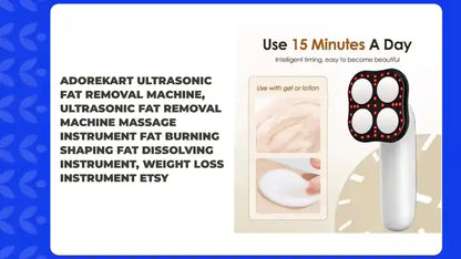 AdoreKart Ultrasonic Fat Removal Machine, Ultrasonic Fat Removal Machine Massage Instrument Fat Burning Shaping Fat Dissolving Instrument, Weight Loss Instrument ETSY by@Outfy