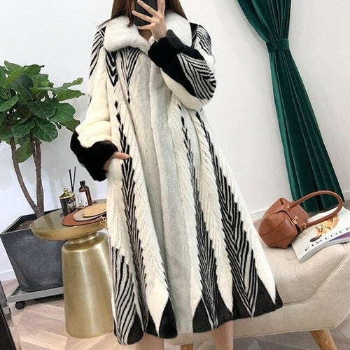 Real Mink Coat Women&