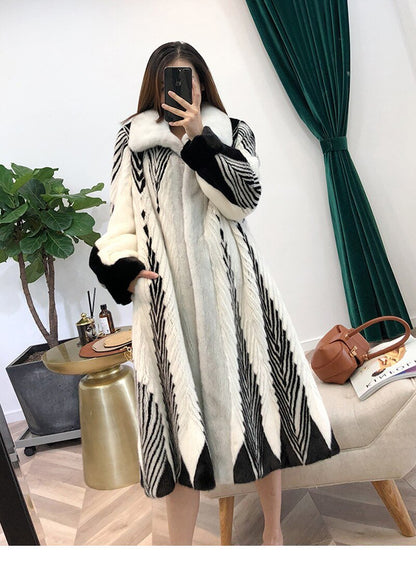 Real Mink Coat Women&