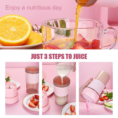 Portable Personal Juice Blender and Smoothie Maker Yellow Pandora