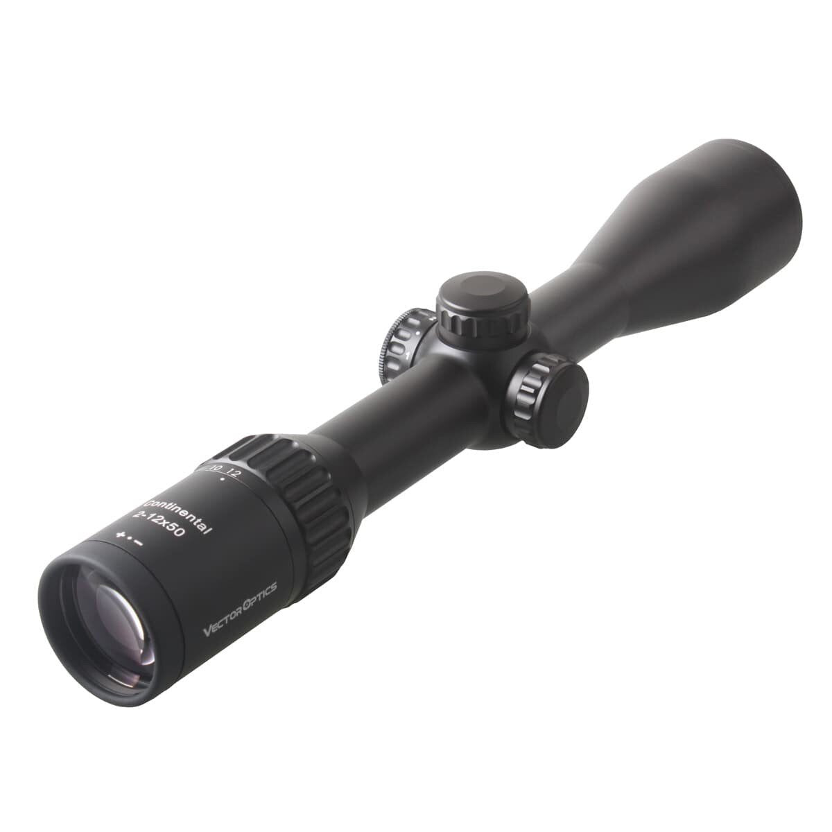 Optics Continental HD 2-12x50 Riflescope Clear View Hunting Rifle Yellow Angel