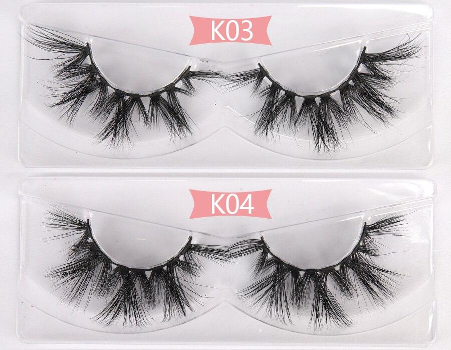 100 Pairs 3D Mink Lashes Wholesale Bulk  3D Mink Eyelashes Thick Long Yellow Angel