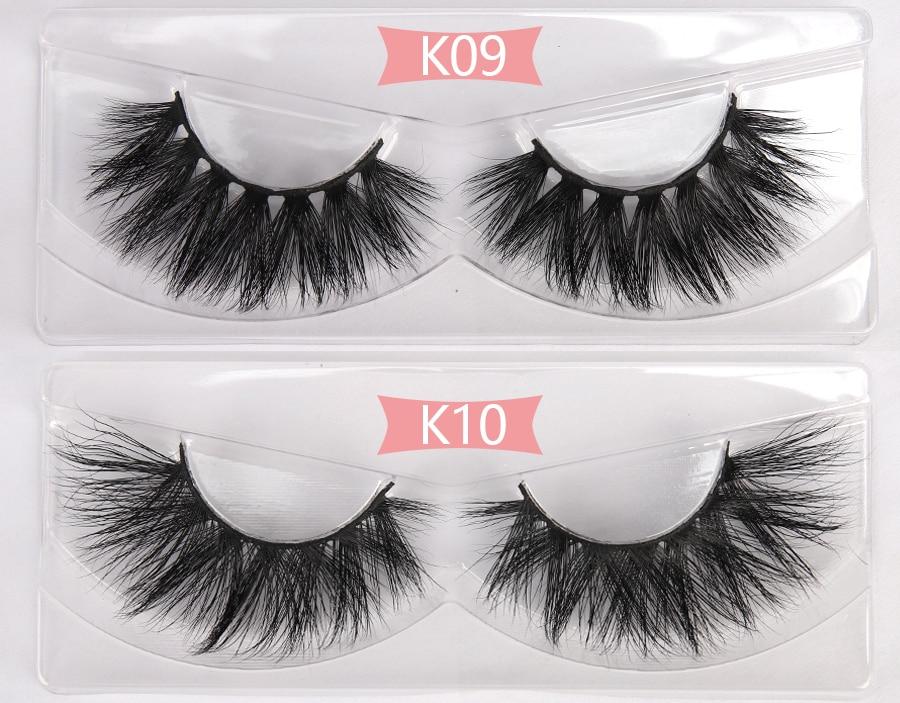 100 Pairs 3D Mink Lashes Wholesale Bulk  3D Mink Eyelashes Thick Long Yellow Angel
