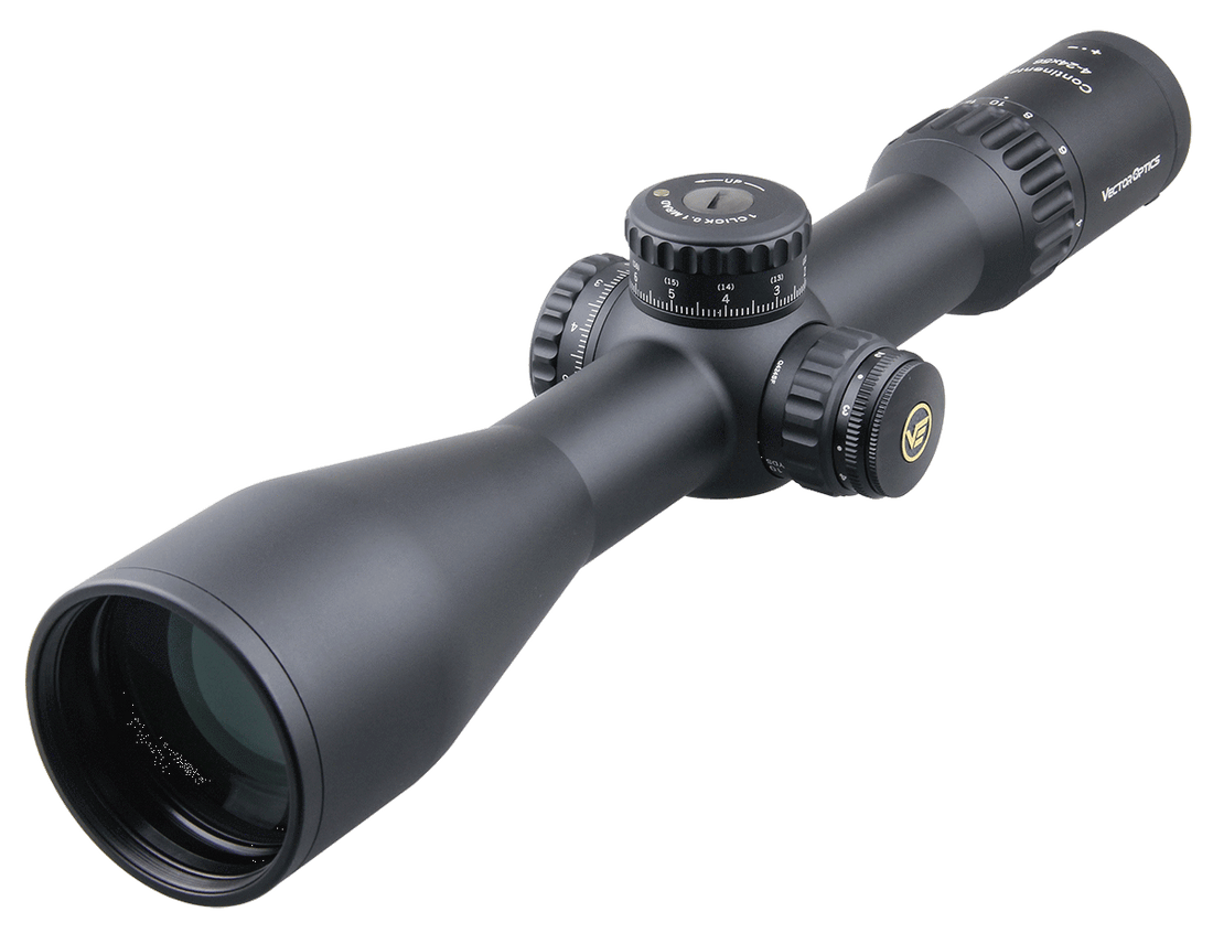 Vector Optics Continental 4-24x56 HD 34mm FFP Hunting Riflescope Yellow Angel