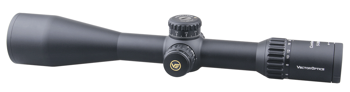 Vector Optics 34mm Continental 5-30x56 HD FFP Hunting Riflescopes 1/10 Yellow Angel