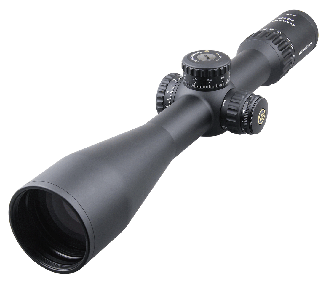 Vector Optics 34mm Continental 5-30x56 HD FFP Hunting Riflescopes 1/10 Yellow Angel