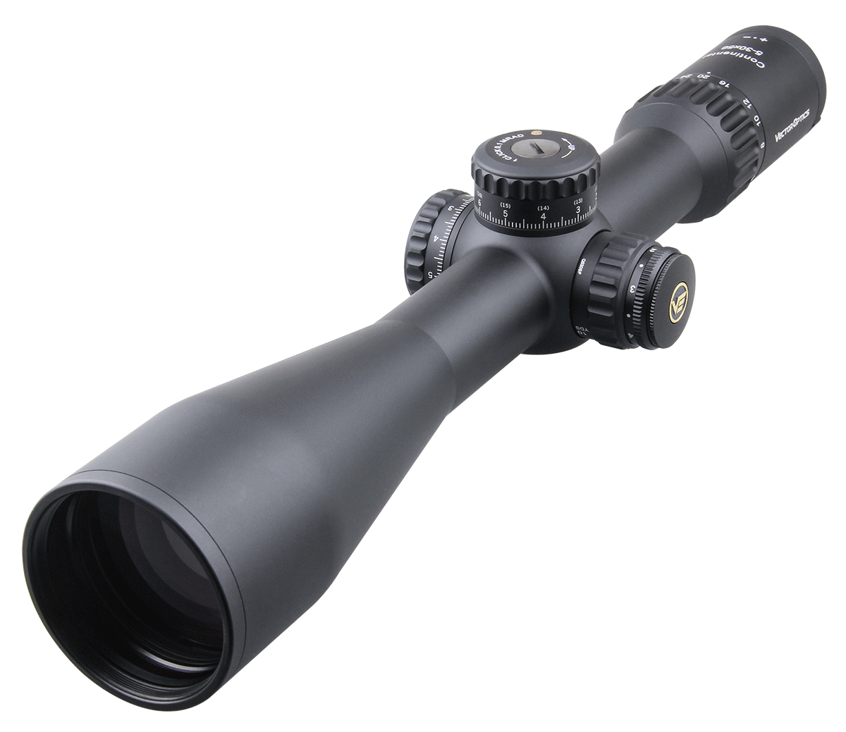 Vector Optics 34mm Continental 5-30x56 HD FFP Hunting Riflescopes 1/10 Yellow Angel