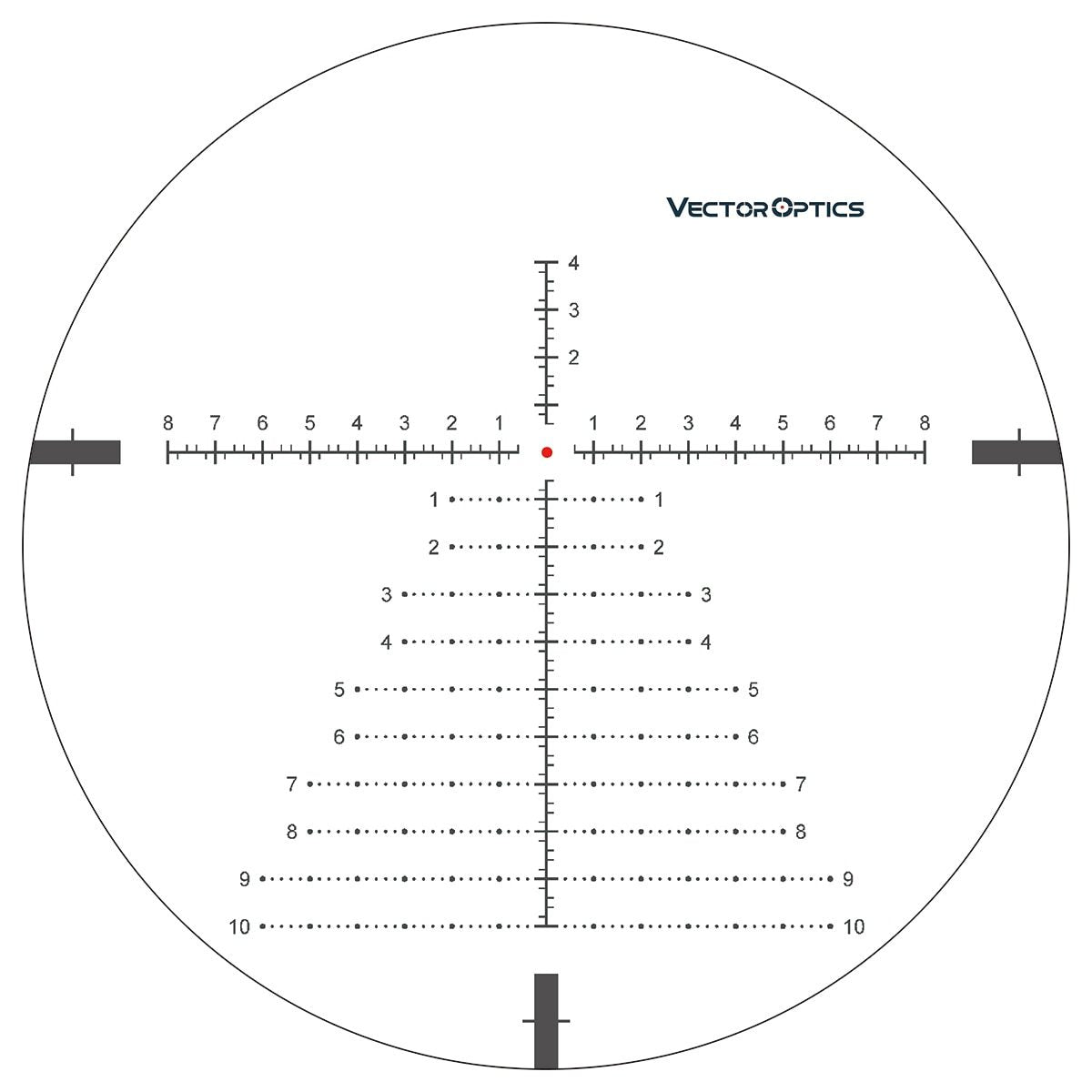 Vector Optics 34mm Continental 5-30x56 HD FFP Hunting Riflescopes 1/10 Yellow Angel