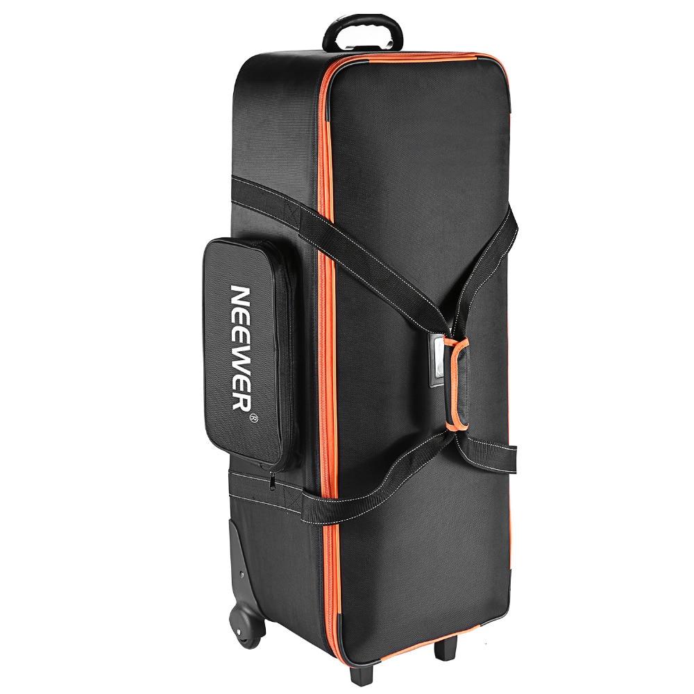 Camera Rolley Carry Bag Straps Padded Compartment Wheel For Light Yellow Angel