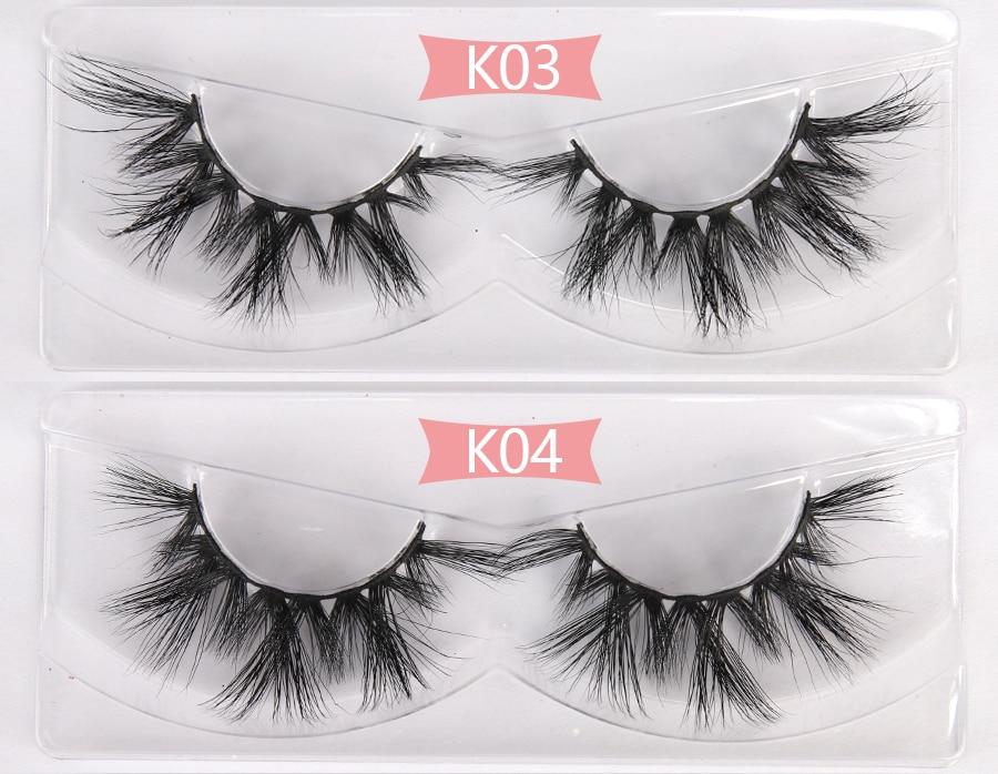 100 Pairs 3D Mink Lashes Wholesale Bulk  3D Mink Eyelashes Thick Long Yellow Angel