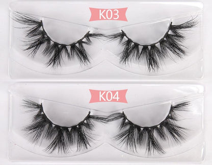 100 Pairs 3D Mink Lashes Wholesale Bulk  3D Mink Eyelashes Thick Long Yellow Angel