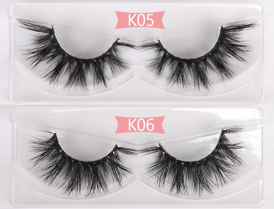 100 Pairs 3D Mink Lashes Wholesale Bulk  3D Mink Eyelashes Thick Long Yellow Angel