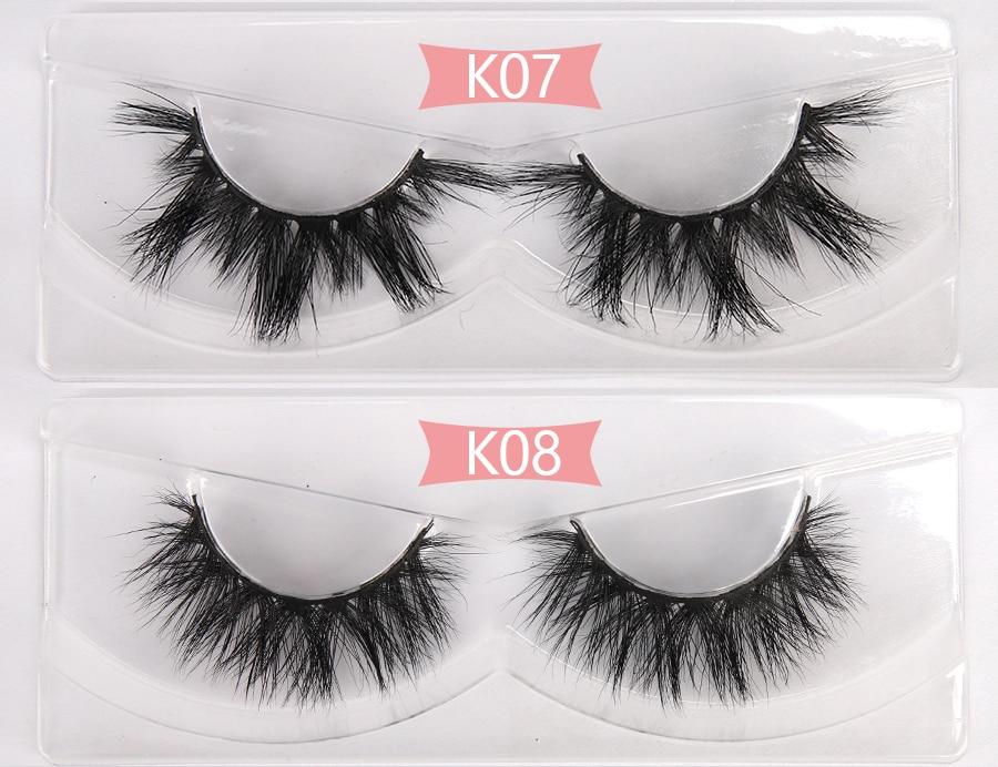 100 Pairs 3D Mink Lashes Wholesale Bulk  3D Mink Eyelashes Thick Long Yellow Angel