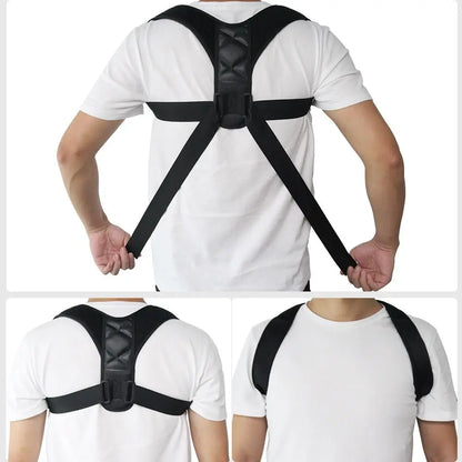 Unisex Adjustable Back Posture Corrector Yellow Pandora