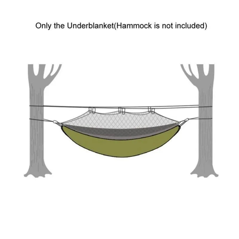 Durable Waterproof Nylon Outdoor Camping Hammock Underquilt Yellow Pandora