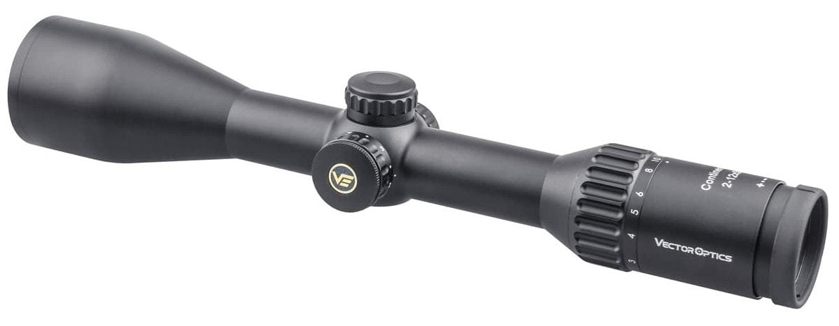 Optics Continental HD 2-12x50 Riflescope Clear View Hunting Rifle Yellow Angel