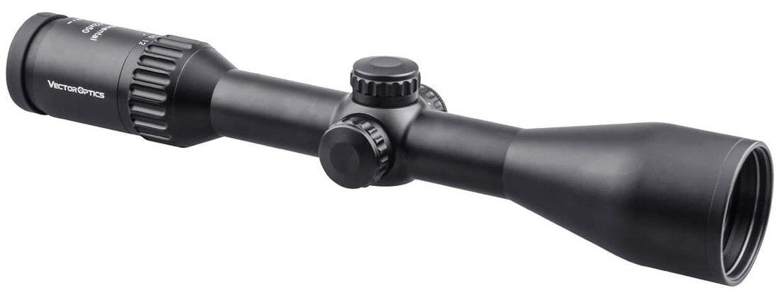 Optics Continental HD 2-12x50 Riflescope Clear View Hunting Rifle Yellow Angel