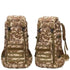 Waterproof Outdoor Camping 70L Military Backpack Yellow Pandora