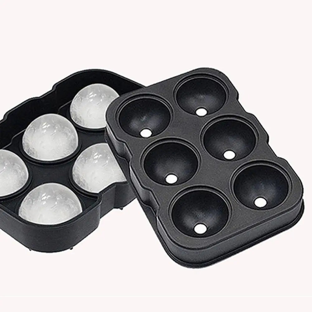 Round Shape Ice Maker Mold Yellow Pandora