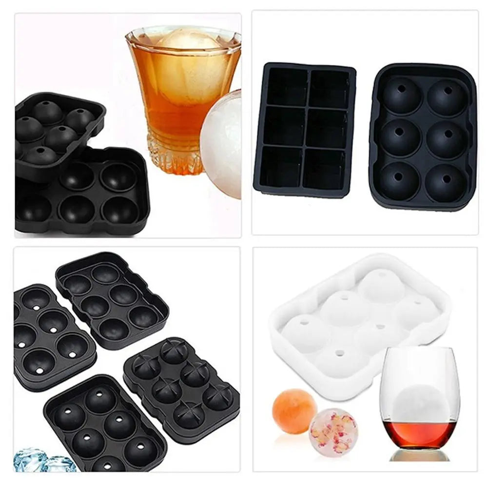 Round Shape Ice Maker Mold Yellow Pandora