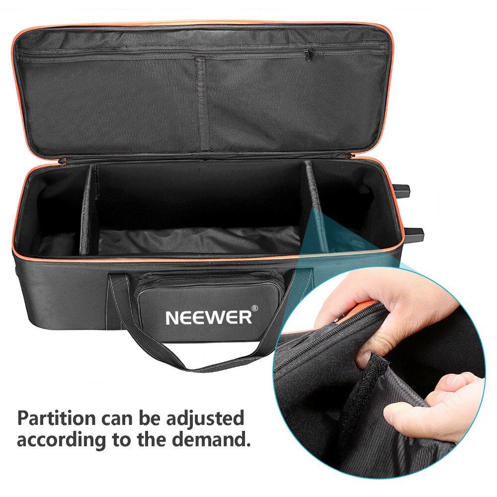 Camera Rolley Carry Bag Straps Padded Compartment Wheel For Light Yellow Angel