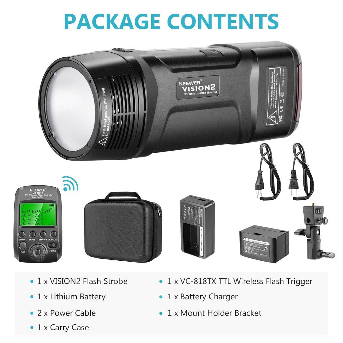 VISION2 200Ws 2.4G TTL Flash Strobe For Sony DSLR Cameras,1/8000 HSS Yellow Angel