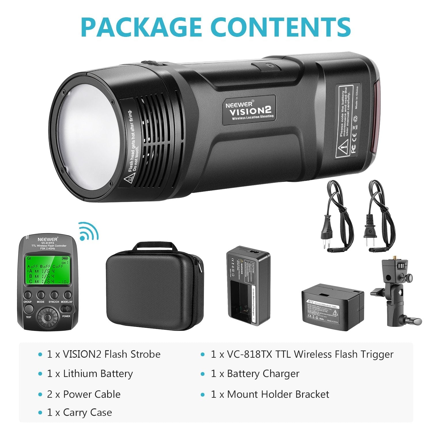 VISION2 200Ws 2.4G TTL Flash Strobe For Sony DSLR Cameras,1/8000 HSS Yellow Angel