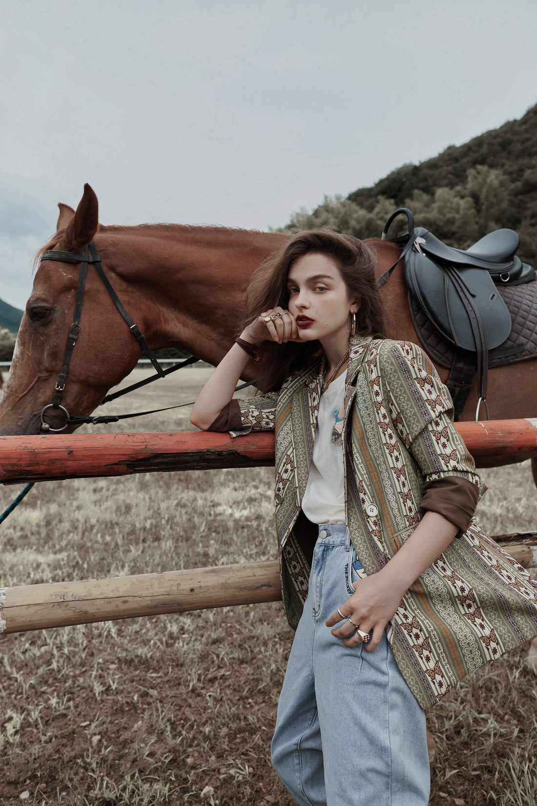 Butterfly Print Single Breasted Korean Blazer Women Jacket,Autumn Yellow Angel