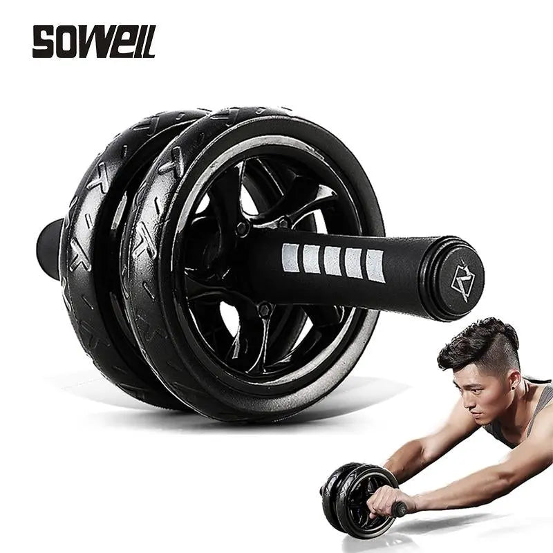 Sowell Muscle Exercise Equipment Home Fitness Equipment Double Wheel Blue Charlie