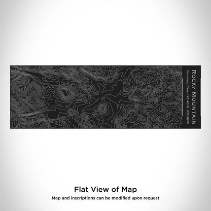 Rocky Mountain National Park - Colorado Map Insulated Cup in Matte Cyan Castor