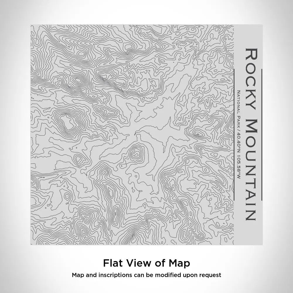 Rocky Mountain National Park - Colorado Map Tumbler Cyan Castor