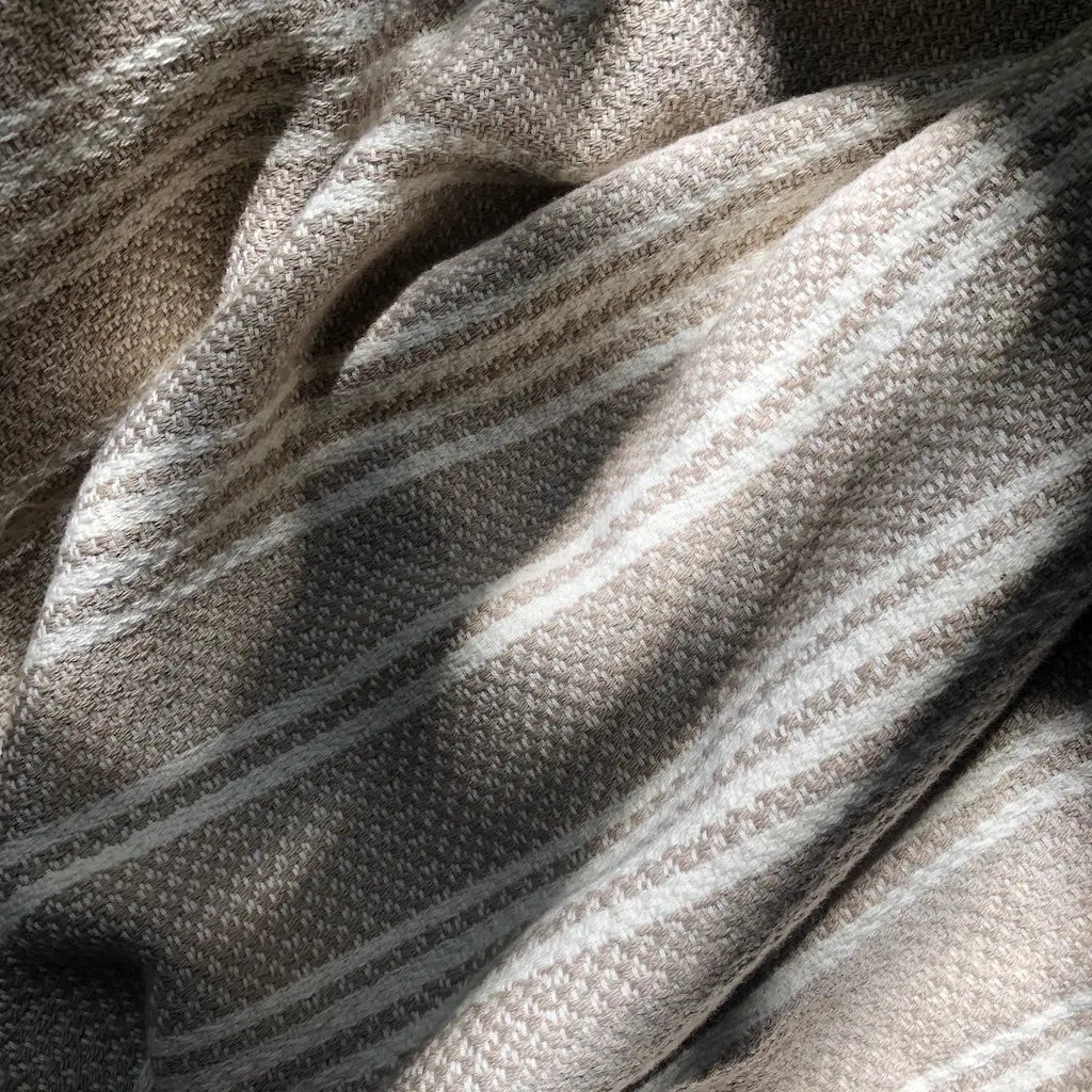 Woven Stripe Turkish Throw Ariel