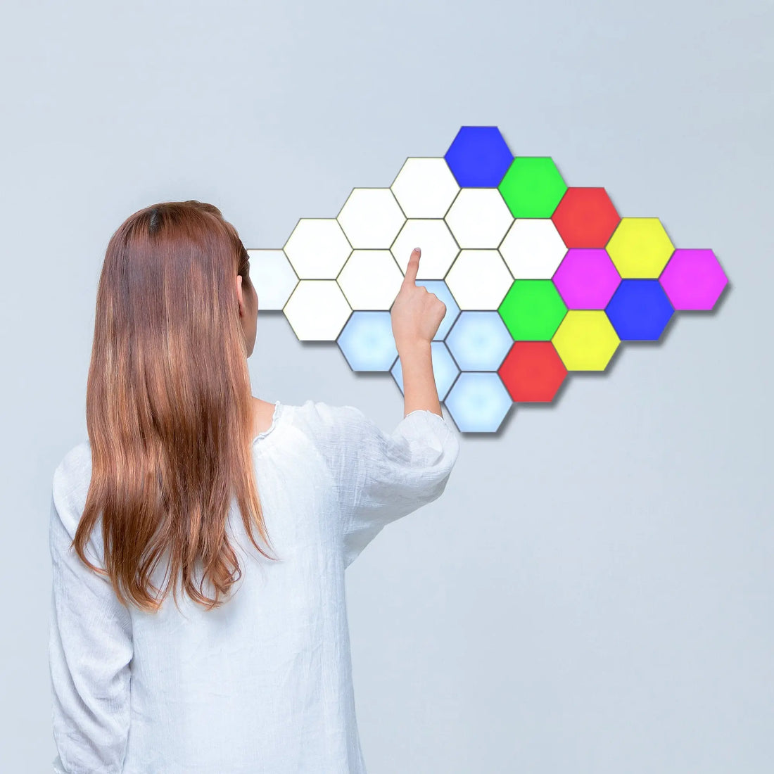 Touch Sensitive Modular Wall Lights Sangria Apricot
